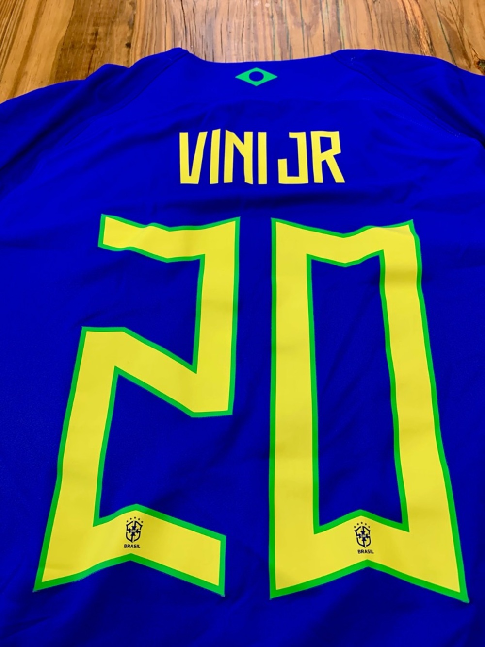 Brazil Vini  Jr. Nike 2022 2023 Away Jersey Dri-Fit Adv Size XL DN0617-433 # 20 - Picture 9 of 12